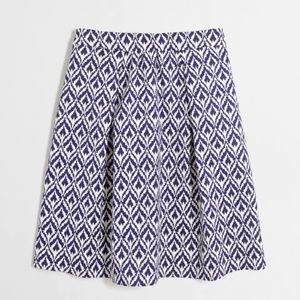 J. Crew Ikat Jacquard Skirt